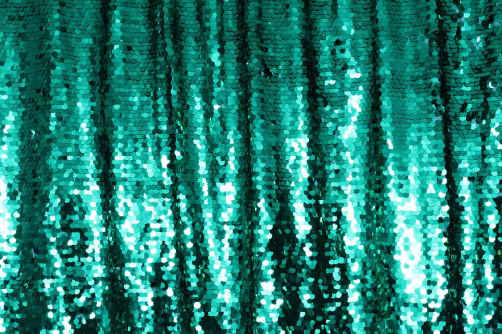 Hello Booth Tiffany Green Sequins